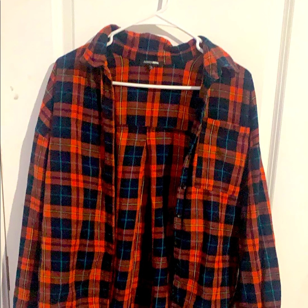 Plaid button up